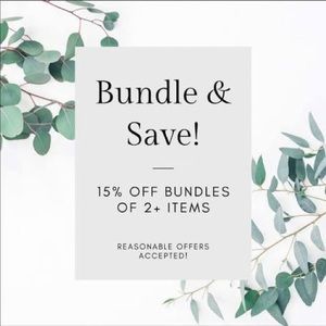 15% off all bundles!!